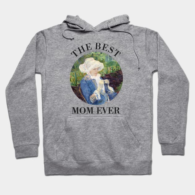 THE BEST KNITTING MOM EVER FINE ART VINTAGE STYLE MOTHER OLD TIMES Hoodie by the619hub